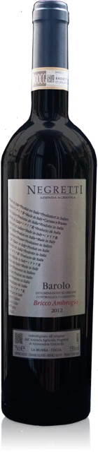 2012 Negretti Bricco Ambrogio 75 Cl