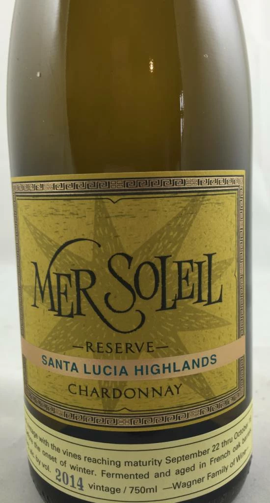 2014 Wagner Family Mer & Soleil 1 2014 Wagner Family Mer & Soleil