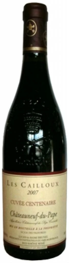 Brunel 2007 Les Cailloux Chateauneuf-du-Pape Cuvée Centenaire 1 Brunel 2007 Les Cailloux Chateauneuf-du-Pape Cuvée Centenaire