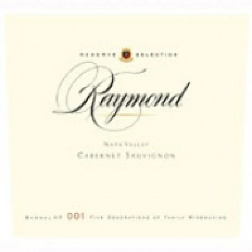 Cellar Reserve 1998 The Raymond Reserve 1 Cellar Reserve 1998 The Raymond Reserve