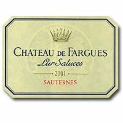 Chateau De Fargues 2005 Chateau De Fargues 1/2 Fles