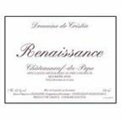 Domaine Cristia 2010 Domaine Cristia Cuvee Renaissance