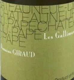 Domaine Giraud 2007 Giraud Chateauneuf-du-Pape Les Gallimardes Blanc