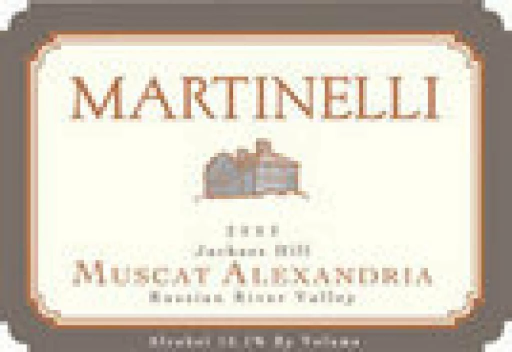 Martinelli 2002 Martinelli Muscat Alexandria 1 Martinelli 2002 Martinelli Muscat Alexandria