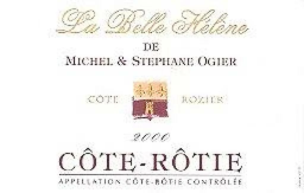 Michel Ogier 2003 Michel Ogier Côte Rôtie Cuvée Belle Héléne 1 Michel Ogier 2003 Michel Ogier Côte Rôtie Cuvée Belle Héléne