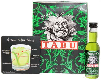 Tabu Tabu Absinth Classic Minidisplay 10x40ml 1 Tabu Tabu Absinth Classic Minidisplay 10x40ml